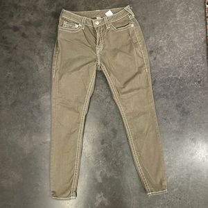 Olive Green True Religion Jeans